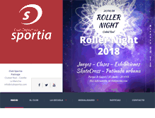 Tablet Screenshot of clubsportia.com